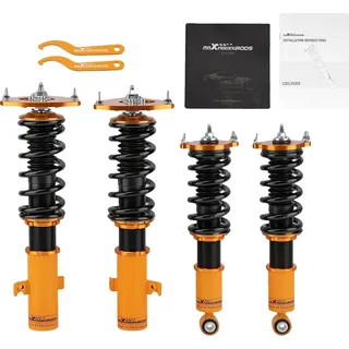 Gewindefahrwerk, verstellbarer Dämpfer, Federrate vorne 7 kg/mm, Federrate hinten 12 kg/mm, absenkbar 1-3 Zoll, Kompatibilität Subaru Legacy 2005-2009