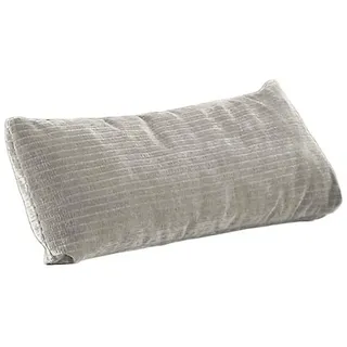 Kawola Nierenkissen Gross Sephi Silber Cord , Silberfarben , Textil , 92x19 cm , Heimtextilien, Wohntextilien, Kissen, Zierkissen