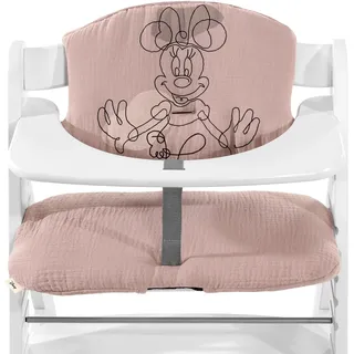 hauck Sitzkissen Select Minnie Mouse Hochstuhl Alpha+, Rosa