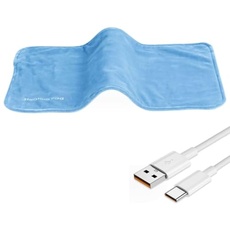 USB Heizkissen, Elektrische Wärmekissen für Rücken Nacken Schulter, 30 x 60cm USB Heizdecke Wärmedecke mit Schnelle Heiztechnik, Sicheres Wärmepads Waschbare Heating Pad