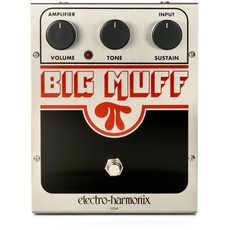 Electro Harmonix Big Muff Pi Effektpedal für E-Gitarre, silberfarben