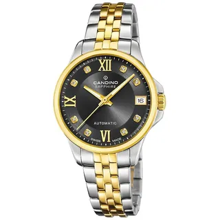 Candino Damenuhr Edelstahl silber gold Candino Automatik Armbanduhr UC4771/5