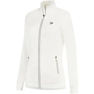 Dunlop Club DAMEN TENNIS STRICKJACKE, Weiß, L