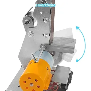 Elektrisches Holzverarbeitungs-Schleifwerkzeug, Gehäuse aus 304 Edelstahl, leistungsstarker Induktionsmotor, einstellbare Geschwindigkeitsstufen, kompakte Größe, vielseitige Verwendung