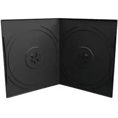 MediaRange DVD-Leerhülle für 2 Dics Taschenformat schw (1 x), Optischer Datenträger