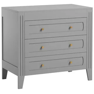 Petits-meubles Kinderkommode Grau , Holzwerkstoff , 100x92x55 cm , Babymöbel & Kindermöbel, Babyzimmer, Wickelkommoden & Zubehör, Wickelkommoden