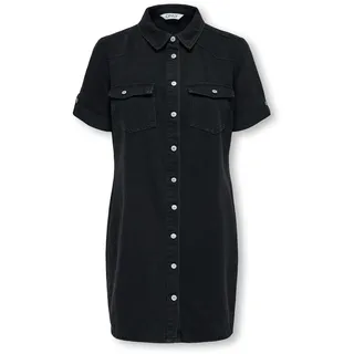 Only Jeanskleid Schwarz L