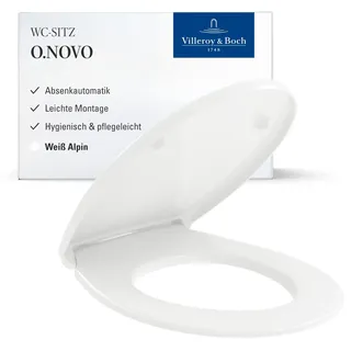 O.novo WC-Sitz 8M43S101 Absenkautomatik QuickRelease Weiß Alpin