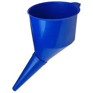 Bradas Einfülltrichter mit Sieb abgewinkelt blau