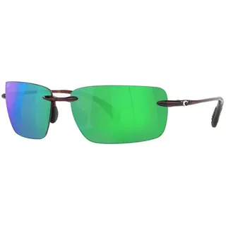 Costa Gulf Shore Verspiegelte Polarisierte Sonnenbrille - Shiny Tortoise - Green Mirror 580P/CAT2
