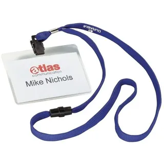 Durable Durable, Informationsschild, Namensschild mit Textilband