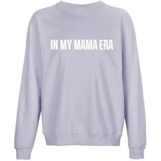 All You Can Tee Ali Mami, Sweatshirt mit Rundhalsausschnitt Mama, Lila, Größe S