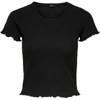 Only Damen T-Shirt | Schwarz | XL