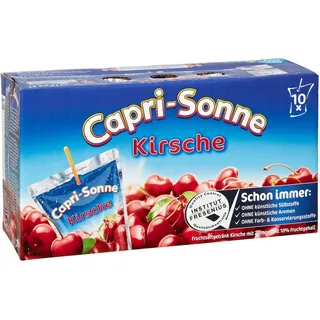 Capri-Sun Kirsche Erfrischungsgetränk mit Kirschsaft 10x200ml