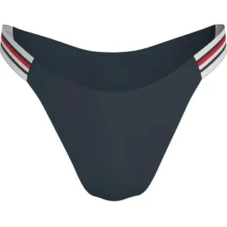 Tommy Hilfiger Cheeky High Leg Bikini-höschen - Dark Night Navy - S