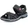 Riemchensandalen Damen Schwarz 41
