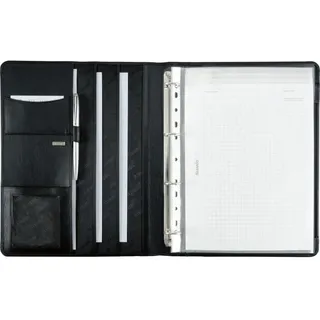 Alassio Schreibmappe Cremona II A4 Schwarz