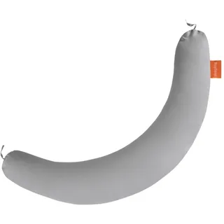 sleepling Stillkissen 40 x 190 cm, Schwangerschaftskissen lang, Lagerungskissen, 100% Mikrofaser, 60 Grad waschbar, Ökotex, grau