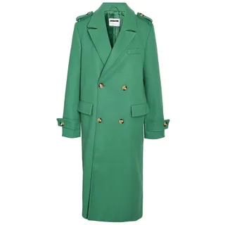 NOISY MAY Damen NMVIOLET LDS L/S Strap Coat NOOS Langmantel, Foliage Green, M