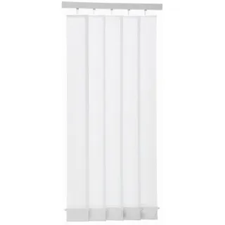 Homeware Vertikallamellen , Weiß , Textil , 12.5x250 cm , Heimtextilien, Vorhänge, Vertikalanlagen