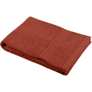 Stof Lovely Casa – Badetuch – Größe 30 x 50 cm – 100% Bio-Baumwolle – Farbe Terracotta – Modell Lagune – Wäsche bei 40 °C – außergewöhnliche Qualität