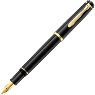 Pelikan Classic P200 Patronenfüller schwarz/gold F (fein), 1