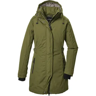 G.I.G.A. DX Damen Funktionsparka/Parka wasserdicht mit abzippbarer Kapuze GW 70 WMN PRK, olivgrün, 48,