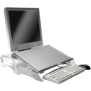 Bakker Elkhuizen FlexDesk 640 Buchständer Transparent