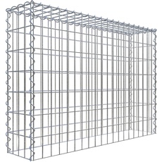 Bild Gabione, silbergrau, Maschenweite 5 cm x 10 cm,