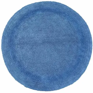 Homescapes Badematte Blau Ø 80 cm