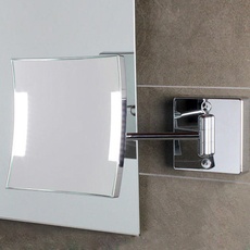 Bild QUADROLO LED Kosmetikspiegel, mit Beleuchtung, Vergrößerung 3-fach, C60/1KK3,