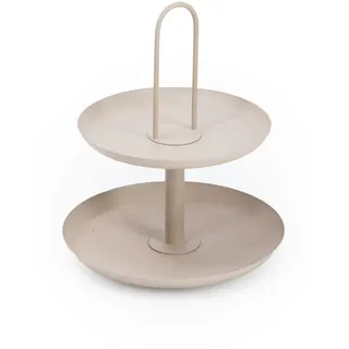 Fynch-Hatton Etagere , Metall , rund , 37 cm , Handmade in India , Tragegriff, zerlegbar , Geschirr, Tischkultur & Serviergeschirr, Etageren