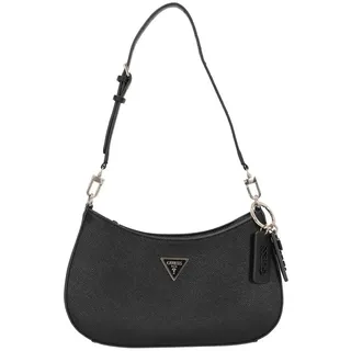 GUESS Noelle Umhängetasche mit Reißverschluss oben, Schwarz, Einheitsgröße