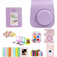 Loveinstant Case 8 in One Set Case Frames Album Fuji Instax Mini 11 - Purple, Kameratasche, Violett