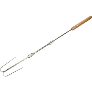 Petromax Grillspieß 100 cm Edelstahl Holz grau