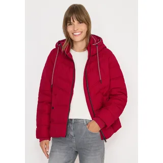 Cecil Damen, 2005476 Steppjacke mit Kapuze, beaujolais red, XXL (46),