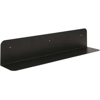 Mid.you Wandboard , Schwarz , Metall , 80x15x15 cm , Wohnzimmer, Regale, Wandboards
