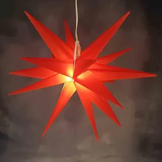 FHS International LED Stern Ø25cm Weihnachten Weihnachtsdeko Leuchtdeko Leuchtobjekt Dekoration