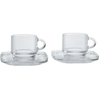 Ritzenhoff & Breker Espresso-Set AMERICANO 4-teilig aus Klarglas