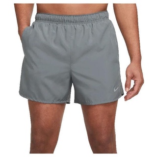 Nike Herren Challenger Shorts, Smoke Grey/Smoke Grey/Reflecti, S EU