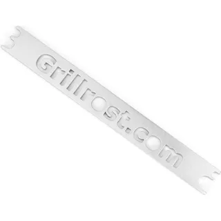 Edelstahl Grillrostschaber | Grillreiniger für die Stabdicken 4,5,6 und 8mm - beseitigt grobe Verschmutzung