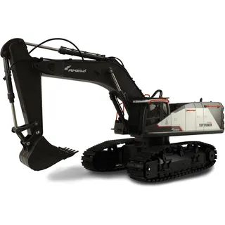 AMEWI RC-Landmaschine Bagger 1:14 RTR weiß/schwarz