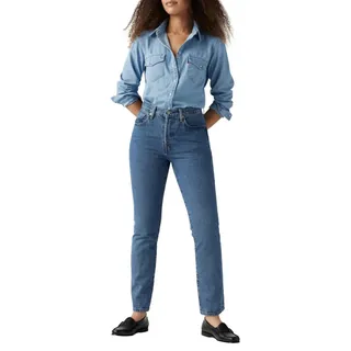 Levi's 501 High Waist Five-Pocket Jeans Blau 25/32