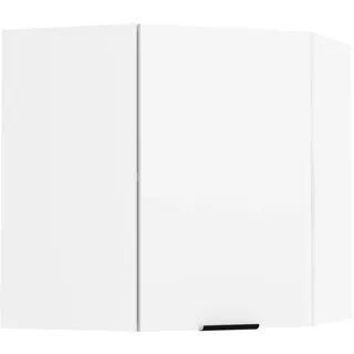 VCM Eckschrank Küchenschrank Hängeschrank Küche Fasola 57 x 57 x 60 cm Weiß