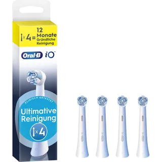 iO Ultimative Reinigung Aufsteckbürste weiß 4 St.