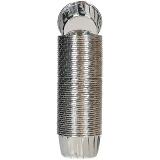 Wilton Muffin Cups Silver 50 Stück: Backförmchen für Muffins und Cupcakes, Glänzende Metallic-Finish, Auch ideal zum Servieren anderer Leckereien wie Petits Fours, Süßigkeiten oder Cake Pops