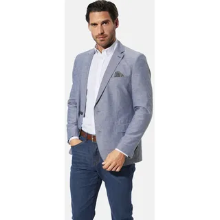 Sakko BABISTA "Sakko RANDAR", Herren, Gr. 60, blau, Obermaterial: 38% Baumwolle CO. 34% Polyester COOLMAX PES(Coolmax). 18% Viskose CV. 10% Leinen LI., Sakkos Sakko