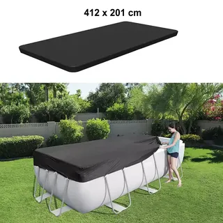 Bestway Poolabdeckung Flowclear 404x201 cm - Schwarz