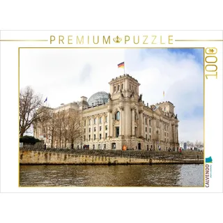 CALVENDO Puzzle Reichstag, Berlin | 1000 Teile Lege-Größe 64x48cm Foto-Puzzle für glückliche Stunden