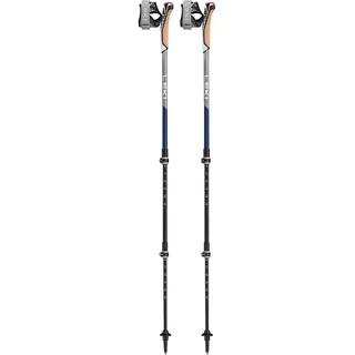 Leki Traveller Carbon 90 - 130 cm midnightblue-dark metallic-light anthracite-white